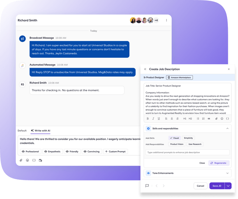 HOW TO SEND A WHATSAPP MESSAGE FOR A JOB APPLICATION visual data 6
